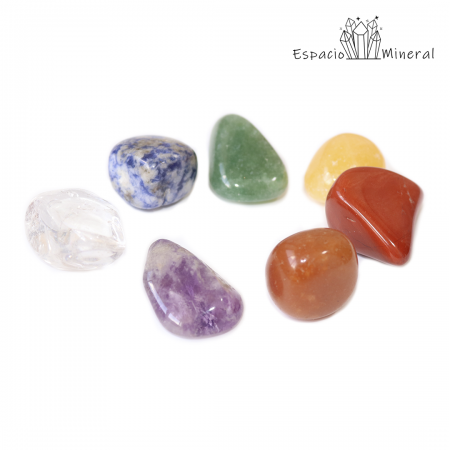 Bolsa kit 7 Chakras Rodados
