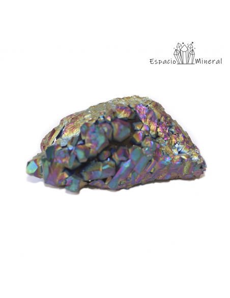 Drusa Aqua Aura arcoíris