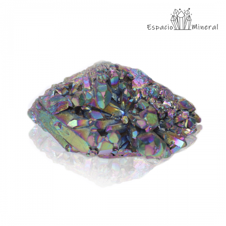 Drusa Aqua Aura arcoíris