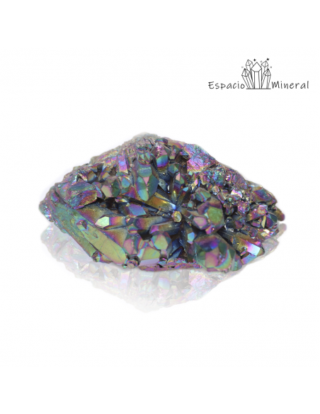 Drusa Aqua Aura arcoíris