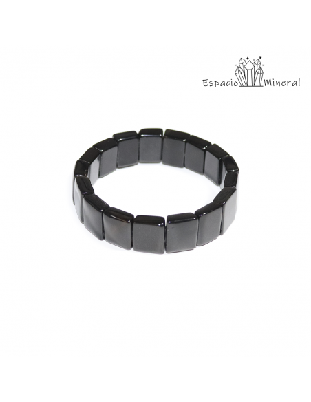 Pulsera de Turmalina negra pulida