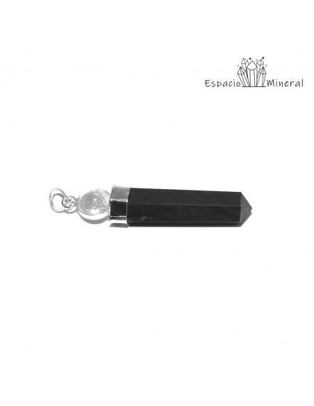 Colgante punta de Shungit con esfera