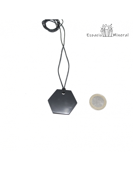 Colgante Hexagonal de Shungit