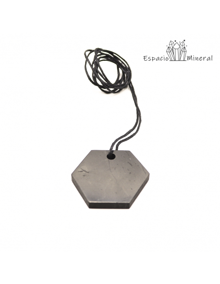 Colgante Hexagonal de Shungit