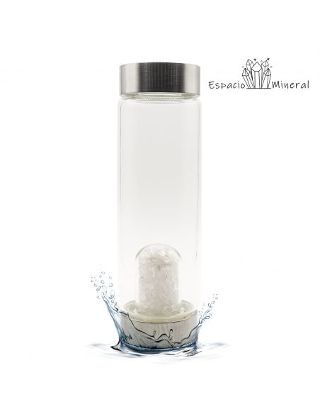 Botellas Mineral Balance de cristal reforzado con cúpula