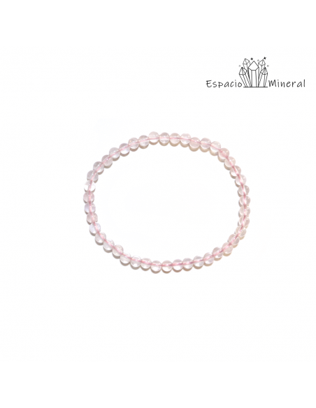 Pulsera de Cuarzo rosa