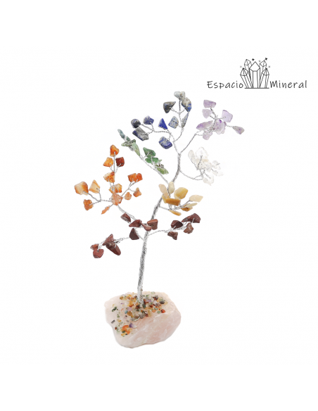 Árbol artesanal Chips 7 Chakras