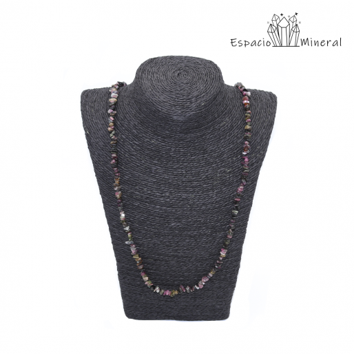 Collar Chip de Turmalina Multicolor