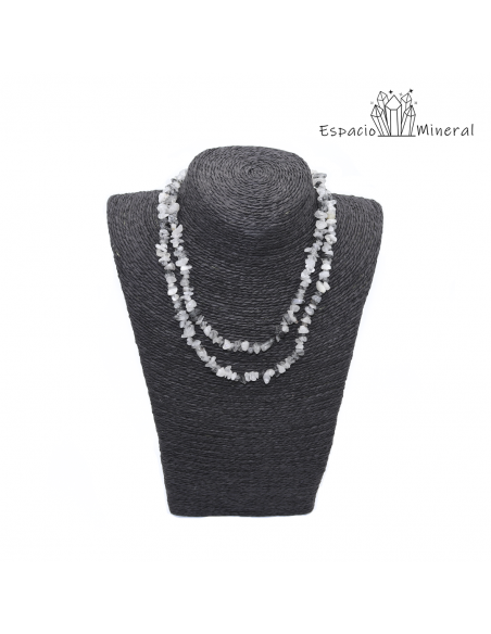 Collar Chip de Cuarzo Turmalinado