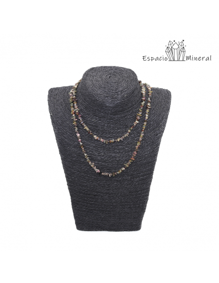 Collar Chip de Turmalina Multicolor