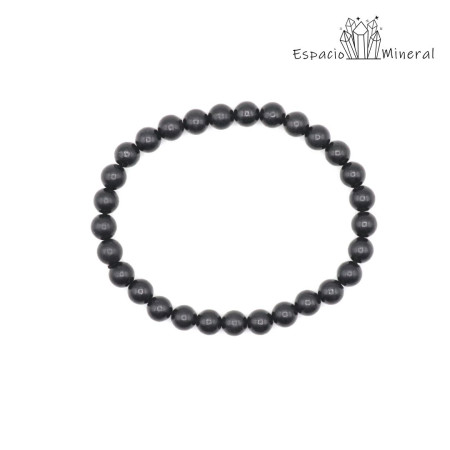 Pulsera Shungit bola 6mm