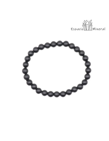 Pulsera Shungit bola 6mm