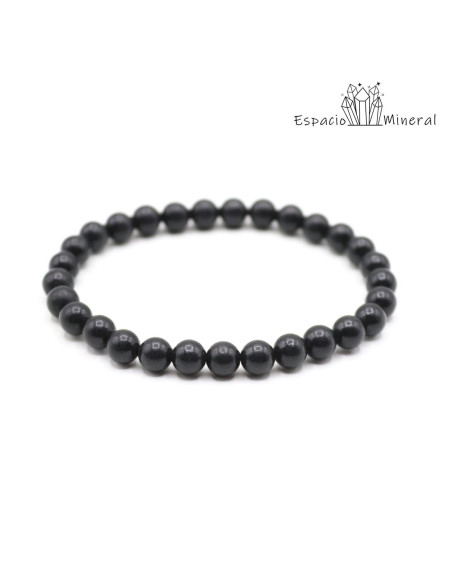 Pulsera Shungit bola 6mm